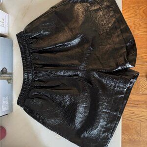 High Waist Black Women's Shorts